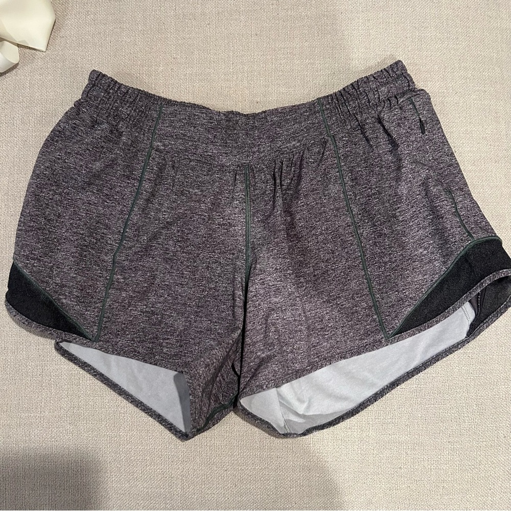 Women's Heather Gray Lululemon Hotty Hot Shorts